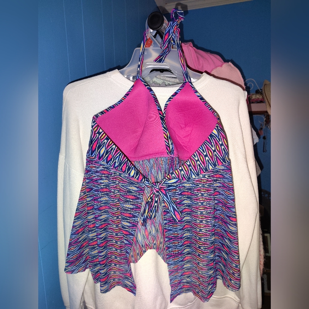 Swim Halter Tank/Skort Set - Picture 4 of 7